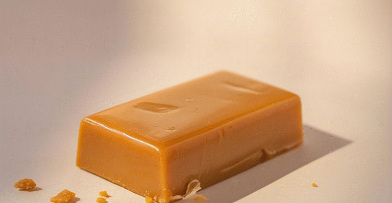 O doce de leite em barra