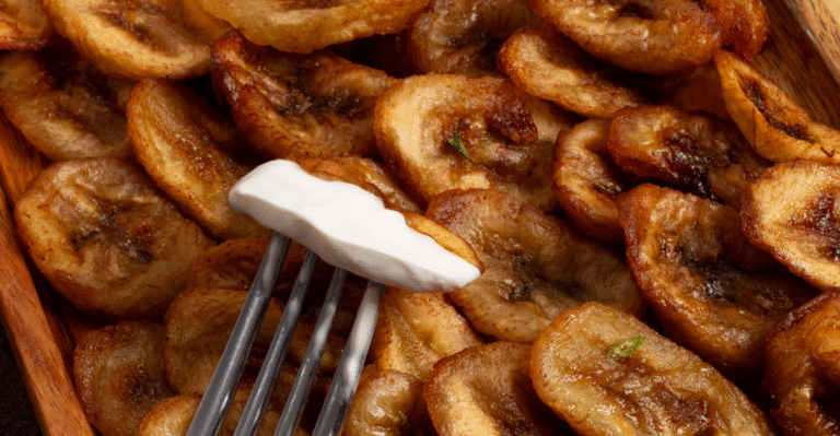 Banana cremosa na Airfryer