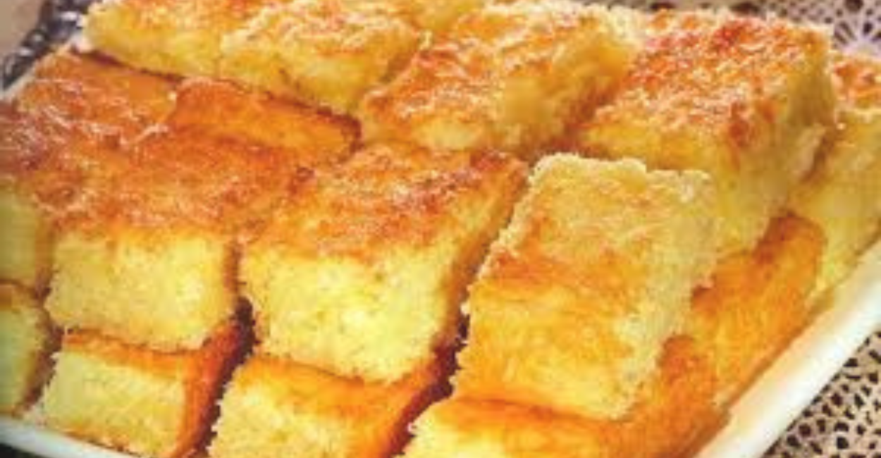 Bolo Queijadinha Cremoso