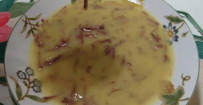 Caldo de mandioquinha