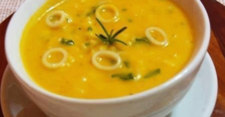 Creme de queijo com abóbora