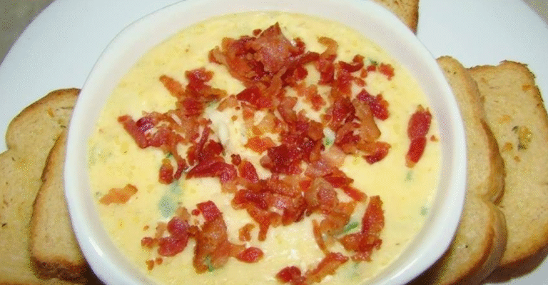 SOPA DE CREME DE BATATA COM BACON